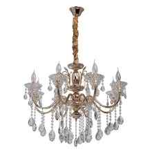 MW-LIGHT - Chandelier on a chain CRYSTAL 8xE14/40W/230V