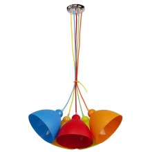 MW-LIGHT - Children's pendant chandelier on a string KINDER 5xE27/40W/230V