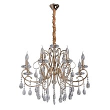 MW-LIGHT - Crystal chandelier on a chain ADELE 8xE14/40W/230V