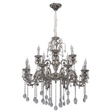 MW-LIGHT - Crystal chandelier on a string CLASSIC 12xE14/40W/230V
