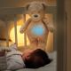 Nattou - Snuggle buddy with a melody and light SLEEPY BEAR 4in1 brown