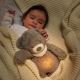Nattou - Snuggle buddy with a melody and light SLEEPY BUNNY 4in1 brown