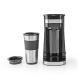Coffee machine for one mug 0,4 l with timer and travel mug