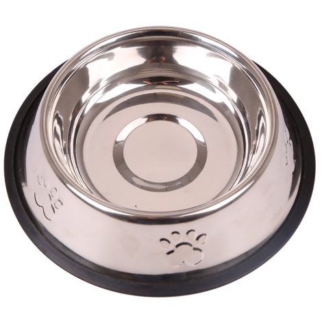 Nobleza - Stainless steel bowl with rubber d. 21 cm