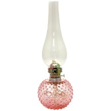 Oil lamp EMA 38 cm pink