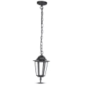 Outdoor chandelier on a chain 1xE27/40W/230V IP44 black