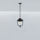 Outdoor chandelier on a chain 1xE27/60W/230V IP44 black