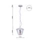 Outdoor chandelier on a chain FOX 1xE27/40W/230V IP44 white