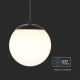Outdoor chandelier on a string 1xE27/60W/230V IP44 black