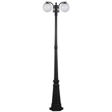 Outdoor lamp 2xE27/60W/230V IP44 199 cm black