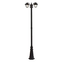 Outdoor lamp 2xE27/60W/230V IP44 232 cm black