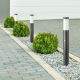 Outdoor lamp with a sensor 1xE27/60W/230V IP44 80cm anthracite