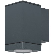 Outdoor wall light 1xGU10/20W/230V IP44 grey