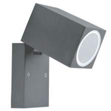 Outdoor wall light 1xGU10/35W/230V IP44 grey