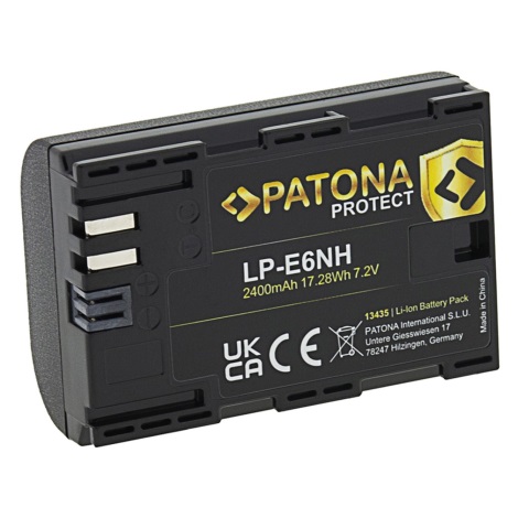 PATONA - Battery Canon LP-E6NH 2250mAh Li-Ion Protect EOS R5/R6