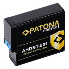 PATONA - Battery GoPro Hero 5/6/7/8 1250mAh Li-Ion Protect