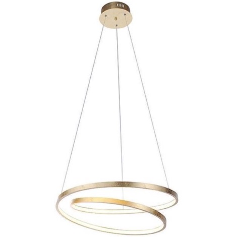 Paul Neuhaus 2472-12 - LED Dimmable chandelier on a string ROMAN LED/30W/230V gold