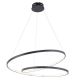 Paul Neuhaus 2474-18 - LED Dimmable chandelier on a string ROMAN LED/40W/230V black