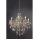 Paul Neuhaus 3081-97 - Crystal chandelier on a chain GRACIA 8xE14/40W/230V gold