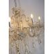 Paul Neuhaus 3081-97 - Crystal chandelier on a chain GRACIA 8xE14/40W/230V gold