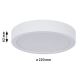Paulmann 78923 - LED/13W IP44 Dimmable bathroom ceiling light AVIAR 230V