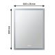 Paulmann 78951 - LED/22W IP44 Dimmable bathroom mirror with a backlight 230V