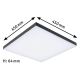 Paulmann 79908 - LED/19W RGBW Dimmable ceiling light VELORA 230V 3000-6500K + remote control