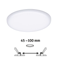 Paulmann 92388 - LED/8,5W IP44 Bathroom recessed light VARIFIT 230V