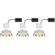 Paulmann 93406 - SET 3xLED/6,5W IP44 Dimmable bathroom recessed light COLE 230V