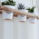 Pendant shelf for flowerpots 80x60 cm spruce
