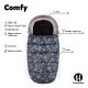 PETITE&MARS - Baby footmuff 4in1 COMFY Champagne Shower silver
