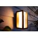 Philips - LED RGBW Dimmable outdoor wall light Hue IMPRESS 2xLED/8W/230V 2000-6500K IP44