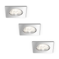 Philips 59007/11/P0 - SET 3x LED suspended ceiling light DREAMINESS 3xLED/4.5W