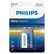 Philips 6LR61E1B/10 - Alkaline battery 6LR61 ULTRA ALKALINE 9V