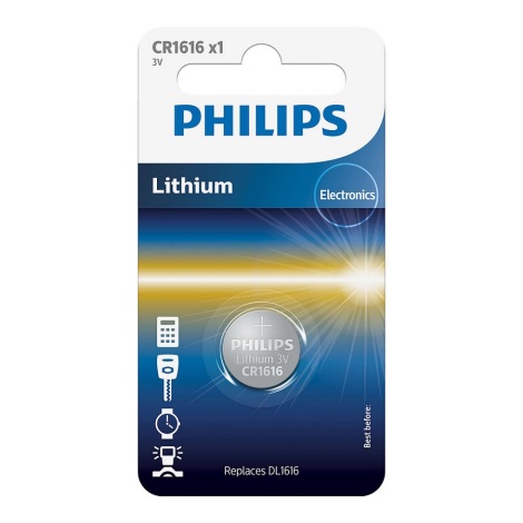 Philips CR1616/00B - Lithium button battery CR1616 MINICELLS 3V