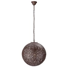 Philips Eseo 37436/86/13 - Pendant chandelier MOLINO 1xE27/60W brown