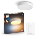 Philips - LED Dimmable ceiling light Hue LED/19,2W/230V 2200-6500K d. 381 mm white + remote control