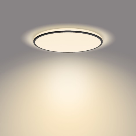 Philips - LED Dimmable ceiling light SCENE SWITCH LED/22W/230V d. 40 cm 2700K black