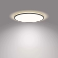 Philips - LED Dimmable ceiling light SCENE SWITCH LED/22W/230V d. 40 cm 4000K black