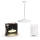 Philips - LED DImmable chandelier on a string Hue CHER LED/39W/230V + remote control