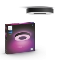 Philips - LED RGB Dimmable ceiling light Hue INFUSE LED/52,5W/230V 2000-6500K d. 425 mm black