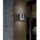 Philips Massive 16318/47/10 - LED Dimmable outdoor wall light STAVANGER 2xLED/7,5W/230V IP44