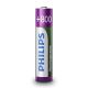 Philips R03B2A80/10 - 2 pcs Rechargeable battery AAA MULTILIFE NiMH/1,2V/800 mAh