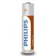 Philips R03L4B/10 - 4 pcs Zinc-chloride battery AAA LONGLIFE 1,5V
