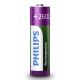 Philips R6B4B260/10 - 4 pcs Rechargeable batteries AA MULTILIFE NiMH/1,2V/2600 mAh