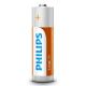 Philips R6L4B/10 - 4 pcs Zinc-chloride battery AA LONGLIFE 1,5V
