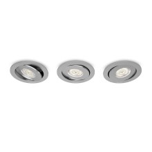 Philips - SET 3x LED Dimmable recessed light LED/4,5W/230V