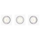 Philips 50393/31/P0 - SET 3x LED Dimmable recessed light SHELLBARK Warm Glow 1xLED/4,5W/230V 2200-2700K