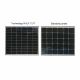 Photovoltaic solar panel JA SOLAR 380 Wp black frame IP68 Half Cut