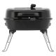 Portable charcoal grill black